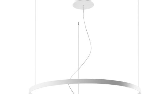 Miniaturka 9 - Lampa LED z ciepłym światłem w eleganckim salonie