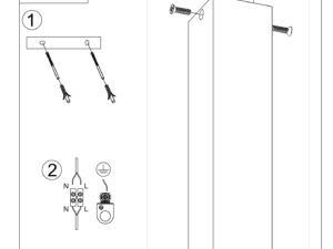 Miniaturka 6 - Instrukcja montażu wiszącej lampy drewnianej