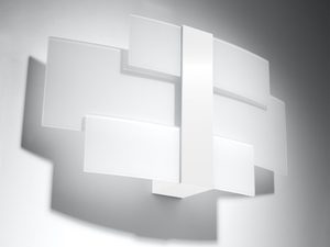 Miniatura 4 - Moderní LED stropní svítidlo s obdélníkových segmentów v bílé barvě