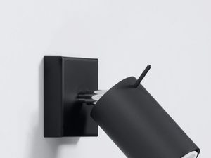 Miniatura 4 - Designový LED nástěnné svítidlo černý do minimalistycznego interiéru