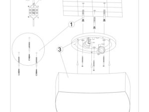 Miniaturka 7 - Instrukcja techniczna lampy łukowej – montaż sufitowy