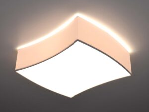 Miniaturka 2 - Geometryczna lampa sufitowa z łagodnym łukiem