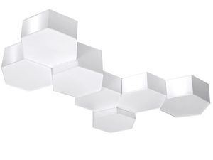 Miniatura 3 - Bílá lampa LED šestiúhelníková s měkkým světlem