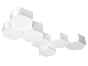Miniatura 9 - Bílá geometrická LED lampa ve stylu moderním