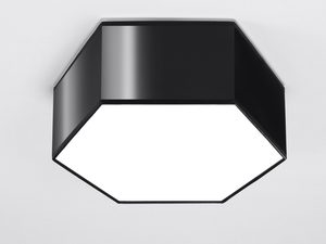 Miniatura 7 - Lampa LED šestiúhelníková černá s silným světlem