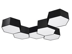 Miniatura 9 - Bílá stropní LED svítidla v šestiúhelníkovém uspořádání ve futuristickém stylu