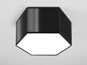 Miniatura 1 - Moderní šestiúhelníková lampa LED v černé krytu