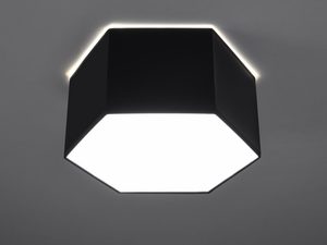 Miniatura 2 - Černá lampa LED v tvaru šestiúhelníku, styl moderní