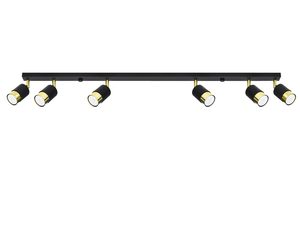 Miniatura 3 - Designová černá szynoprzewodowa LED lampa do obývacího pokoje