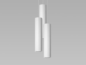 Miniatura 4 - Bílá lampa závěsná z trzema zrodlami swiatla LED