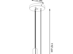 Miniatura 6 - Technické schéma moderní závěsné lampy