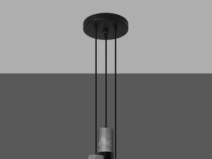 Miniatura 5 - Designová závěsná lampa se třemi cylindrycznymi stínidly
