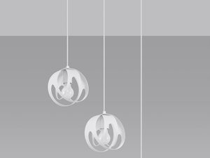 Miniatura 1 - Tři punktowa stropní lampa s bílými koulemi LED