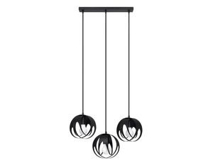 Miniatura 3 - Designová závěsná LED lampa s černými skleněnými koulemi