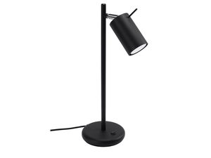 Miniatura 3 - Černá stolní LED lampa s kulatou základnou, loftový styl