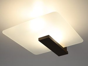 Miniatura 8 - Dřevěný stropní svítidlo LED z teplým světlem, minimalistické interiér