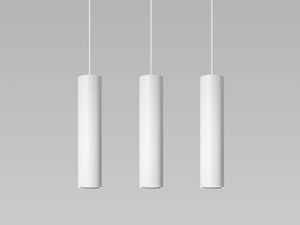 Miniatura 2 - Minimalistické bílé závěsné svítidlo s LED tubusy do kuchyně