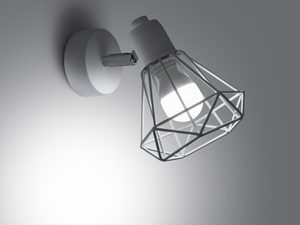 Miniatura 3 - Nástěnné LED svítidlo s geometrickým stínidlem, loftový styl