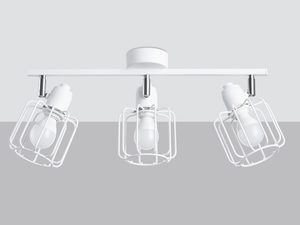 Miniatura 2 - Trojitá bílá lampa z industrialnymi stínidly LED
