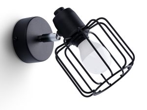 Miniatura 4 - Lampa s černými stínidly typu kosz – styl loft