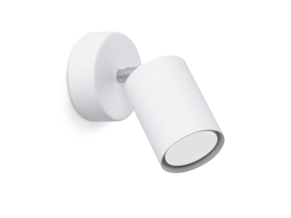 Weißer LED-Punktstrahler – schlichte Form, modernes Design