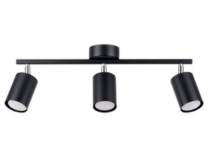 Miniatura 4 - Lampa černá se třemi tubami LED – styl technický