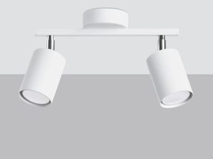 Miniatura 2 - LED lampa v wersji bílé se dvěma reflektory tubowymi