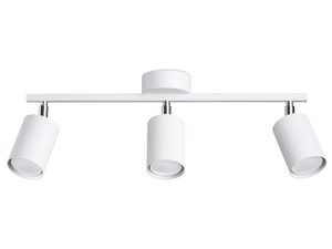 Miniatura 1 - Trojitá bílá LED lampa z reflektory punktowymi na bílém pozadí