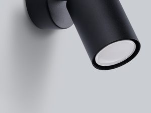 Miniatura 5 - Černý LED reflektor natynkowy – wersja nástěnná