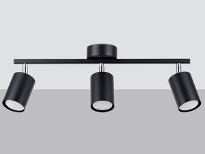Miniatura 5 - Černý reflektor LED s otočnou hlavicí na stropě