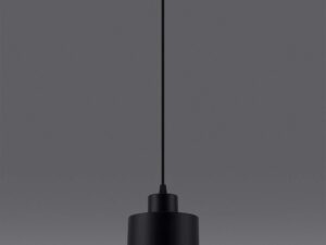 Miniatura 2 - Minimalistická černá závěsná lampa z jedním zdrojem světla