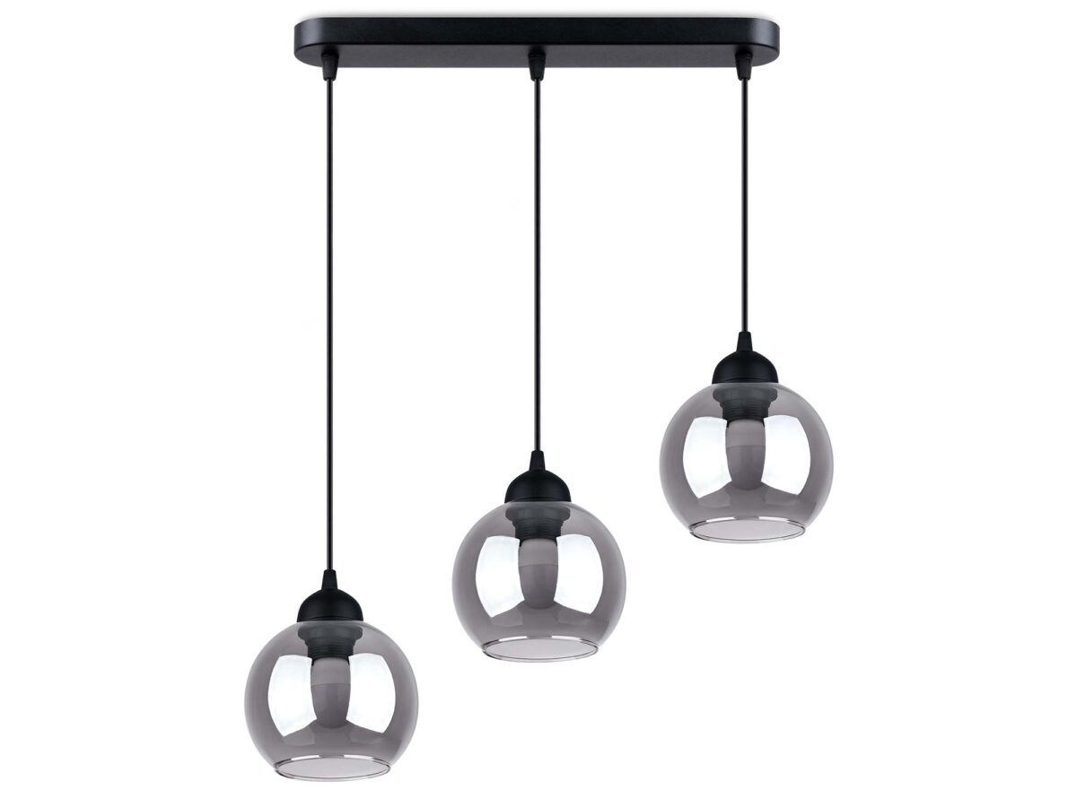 Moderne schwarze Hängelampe 15 cm CALIX 3