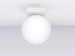 Miniatura 2 - Jedna LED koule s bílou základnou v klasickém stylu