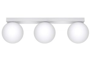 Miniatura 1 - Moderní lampa z dwiema kulami LED na bíléj konstrukce