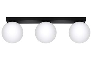 Miniatura 4 - Mléčné LED koule, pohled zespodu u černé konstrukce
