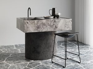 Miniaturka 1 - Lampa nad blatem kuchennym z wykończeniem betonowym