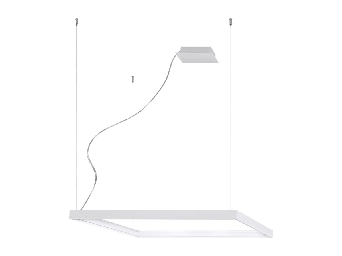 Moderner quadratischer LED-Kronleuchter 80 cm NUBIA M