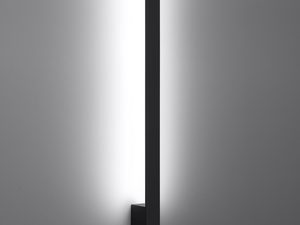 Miniaturka 11 - Pionowa lampa ścienna LED z białym światłem w aranżacji