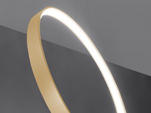 Miniaturka 3 - Nowoczesna lampa LED w czarnym kolorze do salonu
