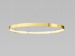 Miniaturka 1 - Nowoczesna złota lampa LED do stylowego salonu