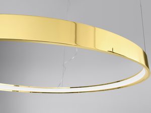Miniaturka 5 - Designerska złota lampa LED