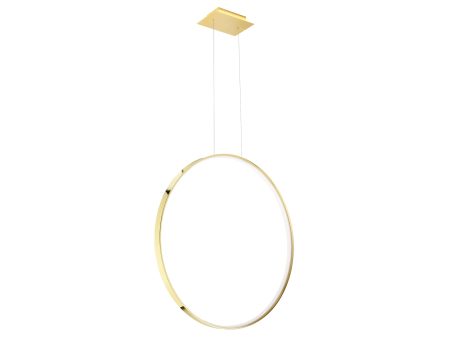 Nowoczesna okrągła lampa LED do jadalni