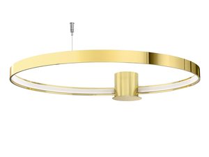 Miniatúra 16 - Moderná stropná lampa LED s bielym tienidlom a zlatými prvkami