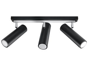 Miniatura 6 - Tříbodová stropní LED lampa v barvě černým