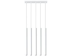 Miniatura 6 - Designová bílá stropní lampa s pěti zwisami LED