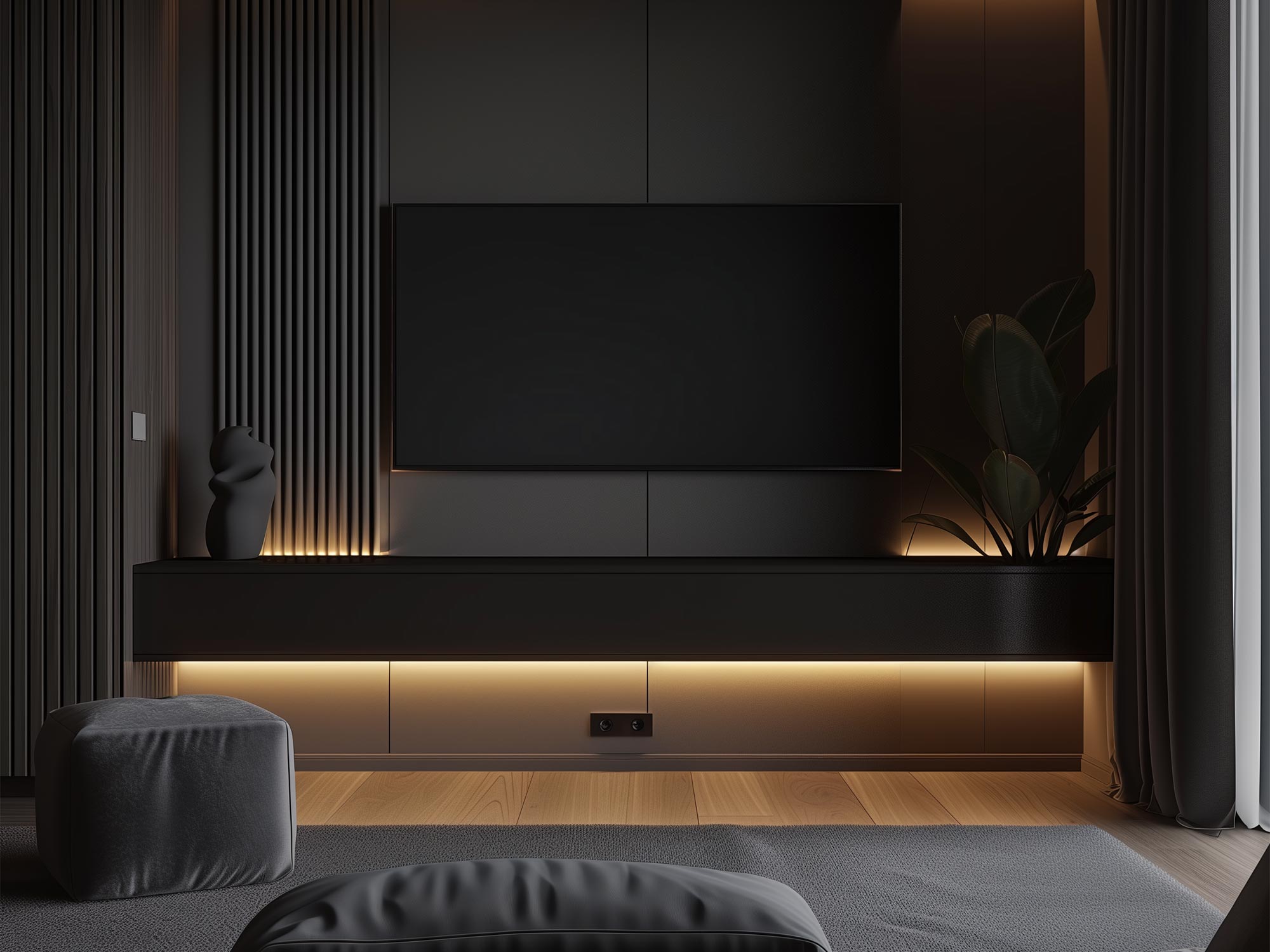 TV skříňka 200 cm – elegancja a funkčnost v obývacím pokoji