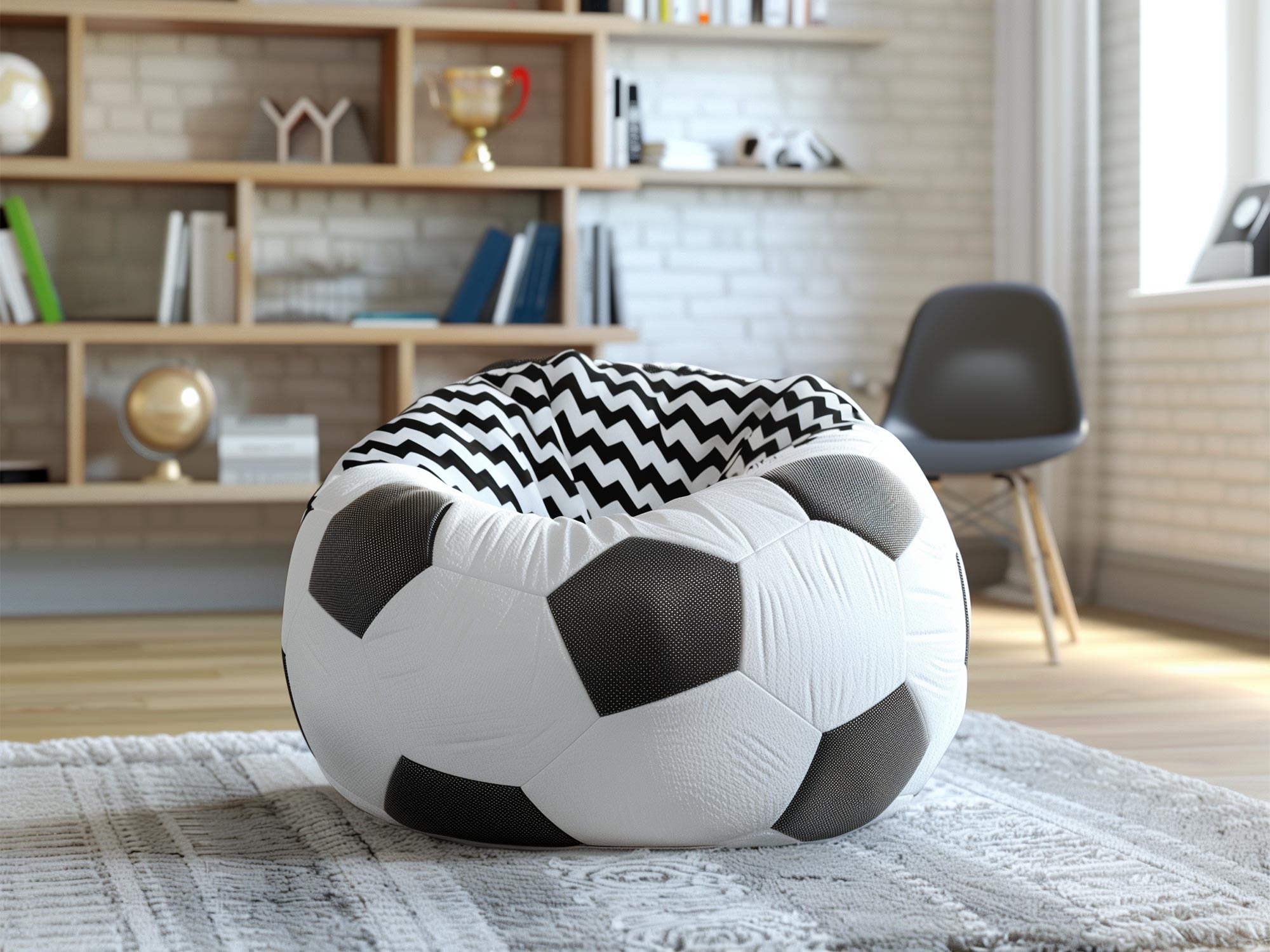 Taburet míč – nie tylko pro fanów sportu