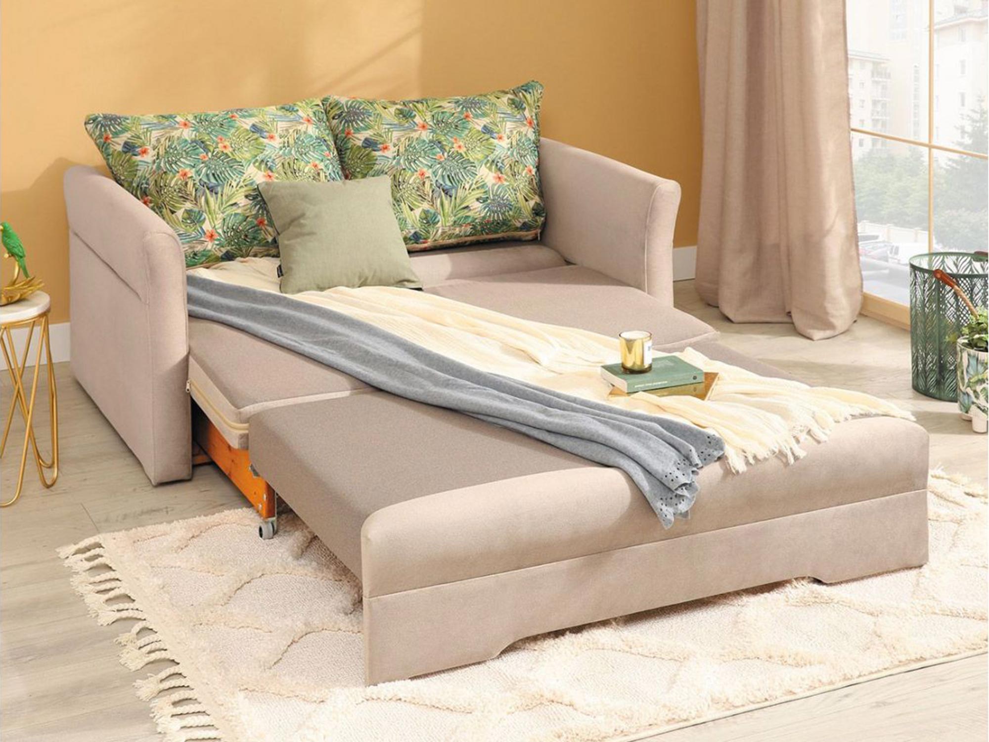 Kanapa dwuosobowa rozkładana