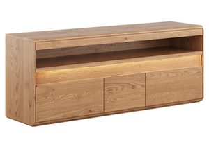 Miniatúra 3 - TV skrinka s drevenými zásuvkami a podsvietením
