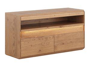 Miniatúra 3 - Komoda z masívneho dreva s dvomi zásuvkami a LED osvetleným výklenkom